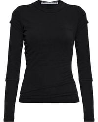 Alexander Wang - T-Shirt Superposé À Manches Longues - Lyst