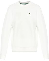 Lacoste - Embroidered Crew-Neck Sweatshirt - Lyst