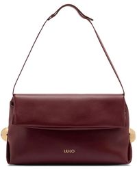 Liu Jo - Better Folded Stud Shoulder Bag - Lyst