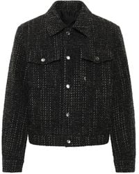 WOOYOUNGMI - Tweed Trucker Jacket - Lyst