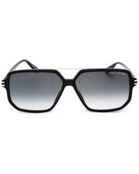 Marc Jacobs - Double-Bridge Pilot-Frame Sunglasses - Lyst