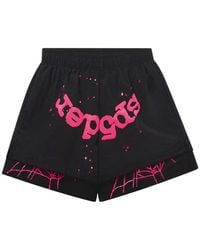 Sp5der - Og Web Double-Layer Shorts - Lyst