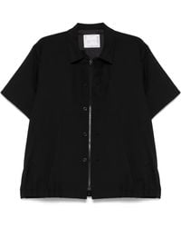Sacai - Camicia A Maniche Corte - Lyst