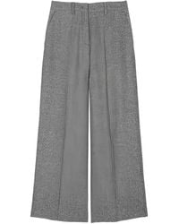 Marc O' Polo - Pleated Wide-Leg Trousers - Lyst