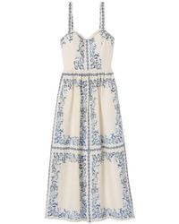 Claudie Pierlot - Jurk Met Bloemenprint - Lyst