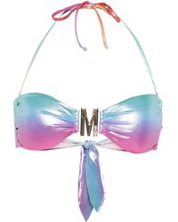 Moschino - メタリック ビキニトップ - Lyst