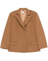 A.M.G - Double-Breasted Coat - Lyst