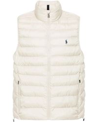 Polo Ralph Lauren - Gesteppte Weste Mit Stehkragen - Lyst