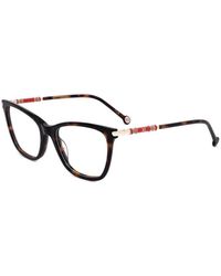 Carolina Herrera - Tortoiseshell-Effect Cat-Eye Frame Glasses - Lyst