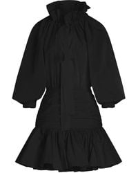Patou - Volume Sleeve Mini Dress - Lyst