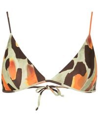 Lenny Niemeyer - Triangel-Bikinioberteil Mit Elastischem Bund - Lyst