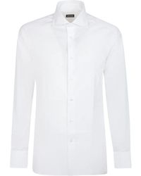 ZEGNA - Katoenen Overhemd Met Lange Mouwen - Lyst