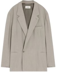 Lemaire - Double-Breasted Tailored Blazer - Lyst