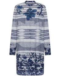 Pierre Louis Mascia - Diomede Long-Sleeve Floral Shirt Dress - Lyst