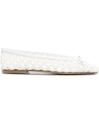 Casadei - Versilia Textured Ballet Flats - Lyst