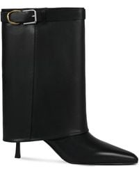 POTAMY - 70Mm Leren Laarzen Met Gesp - Lyst