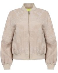 Twinset - Floral-Print Bomber Jacket - Lyst