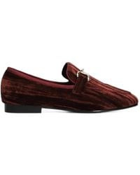 Bibi Lou - Horsebit-Detail Velvet Loafers - Lyst