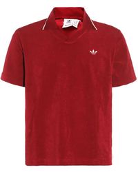 adidas - X Wales Bonner Cotton-Blend Polo Shirt - Lyst