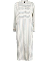 Aspesi - Vestido camisero a rayas - Lyst