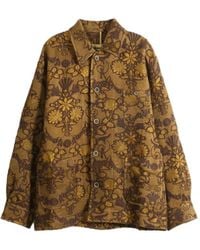 Uma Wang - Chaqueta Jinn Con Motivo Floral Y Botones - Lyst