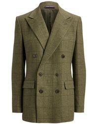 Ralph Lauren - Ramona Windowpane Tweed Jacket - Lyst