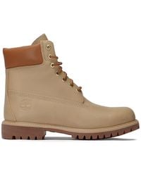 Timberland - Premium 6-Inch Lace-Up Leather Boots - Lyst