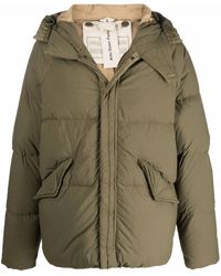 C.P. Company - Gefütterte Jacke Mit Verstecktem Verschluss - Lyst