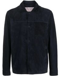 Herno - スエード シャツジャケット - Lyst