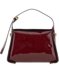 Gianni Chiarini - Patent Leather Top-Handle Shoulder Bag - Lyst