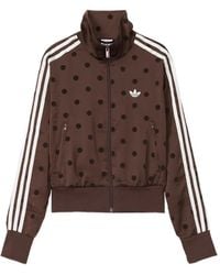 adidas - Satin Polka-Dots Tt Track Jacket - Lyst