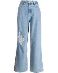 Tommy Hilfiger - Claire High-waisted Denim Trousers - Lyst