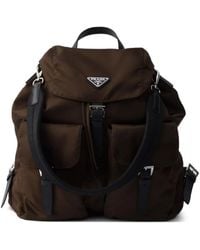 Prada - Front-Pocket Backpack - Lyst