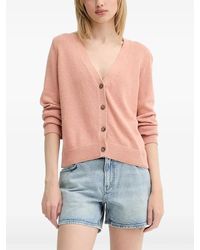Marc O' Polo - Vest Met V-Hals En Knopen - Lyst