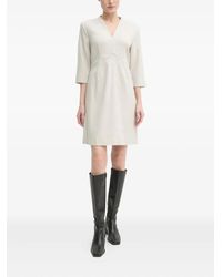 Bruuns Bazaar - Crystal-Embellished V-Neck Mini Dress - Lyst