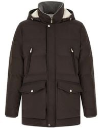 Brunello Cucinelli - Quilted Parka - Lyst