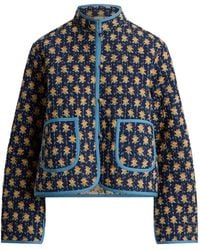 Polo Ralph Lauren - Ari Floral-Print Quilted Cotton Jacket - Lyst