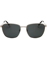 Polaroid - Rectangle-Frame Metal Sunglasses - Lyst
