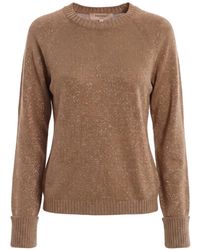 Twinset - Flecked-Knit Raglan-Sleeve Sweater - Lyst