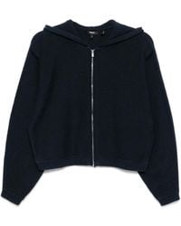 Theory - Hooded Zip-Up Jacket - Lyst