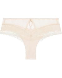 Aubade - Flawless Love Lace-Trim Briefs - Lyst