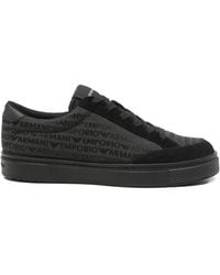 Emporio Armani - Sneakers Met Logoprint - Lyst