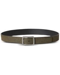Etro - Reversible Leather Belt With Engraved Motif - Lyst