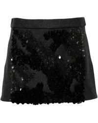Plan C - Minifalda con lentejuelas - Lyst