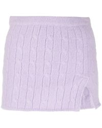 Filippa K - Cable-knit Mini Skirt - Lyst