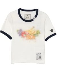 Maison Mihara Yasuhiro - Fruit-Print T-Shirt - Lyst