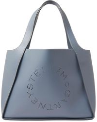 Stella McCartney - Perforate-logo Faux-leather Tote Bag - Lyst