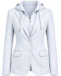 Eleventy - Hooded Layered Blazer - Lyst