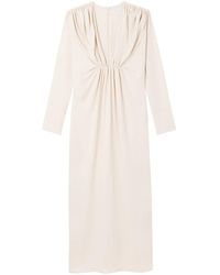 AZ FACTORY - Aphrodite Gathered Midi Dress - Lyst