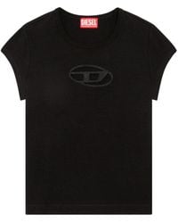 DIESEL - T-shirt T-Angie à logo imprimé - Lyst